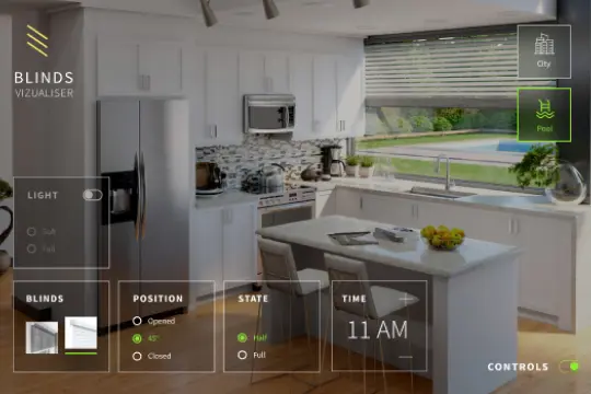 Window Treatment Blinds Visualizer image